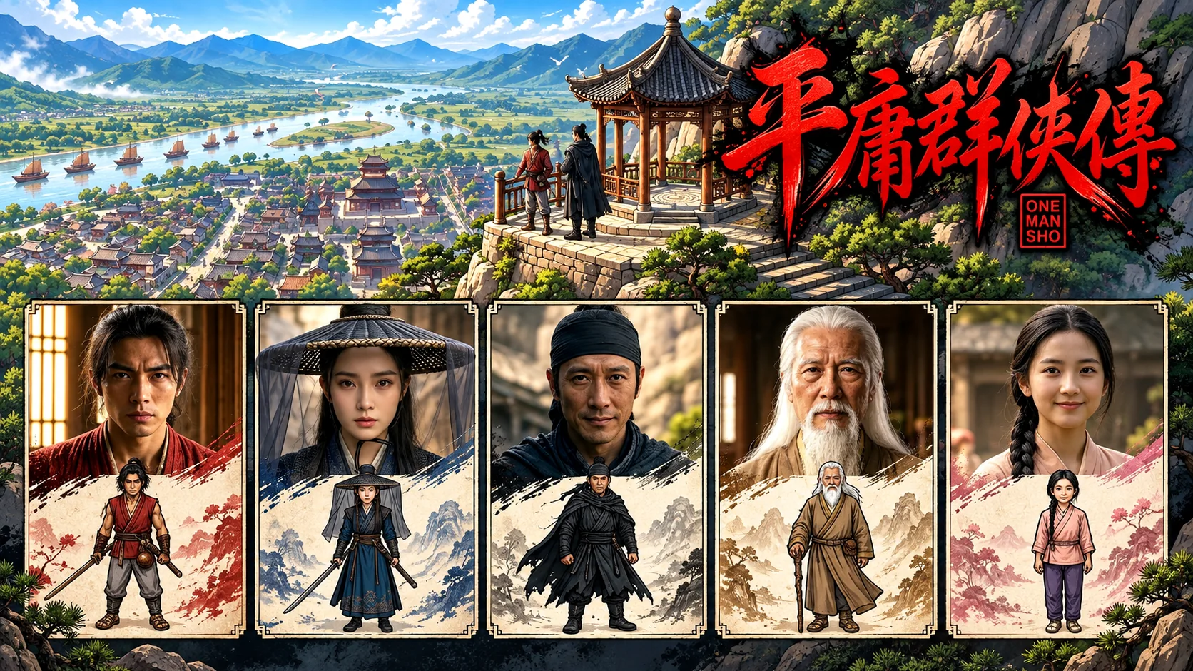 平庸群俠傳遊戲・山河人物誌